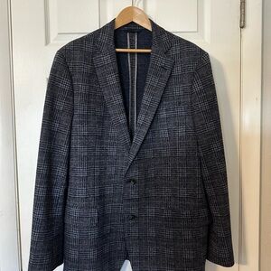 Brooks Brothers Charcoal Plaid Blazer